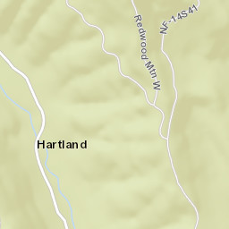 Hartland California Street Map