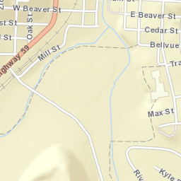 203-209 Oak Street, Anderson, MO 64831 Street Map