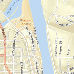 164-186 Veterans Blvd Branson MO Street Map