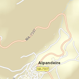 Alpandeire Street Map