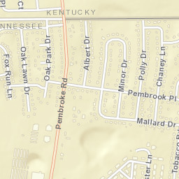 Pembrook Place Tennessee Street Map