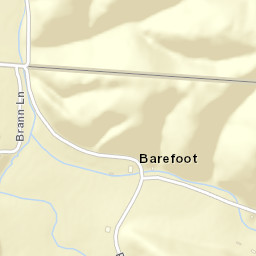 Barefoot Tennessee Street Map