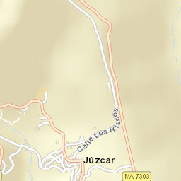 Júzcar Street Map