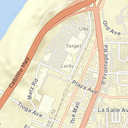 Sand City California Street Map