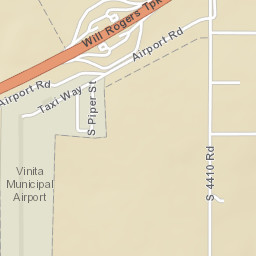 Will Rogers Turnpike Vinita OK Street Map