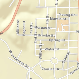 501-599 Missouri 142 Doniphan MO Street Map