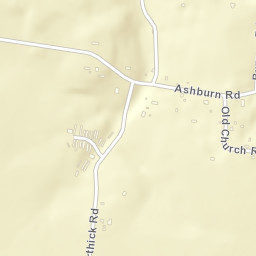 Ashburn Tennessee Street Map