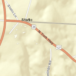 Static Tennessee Street Map