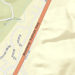 Creekside California Street Map