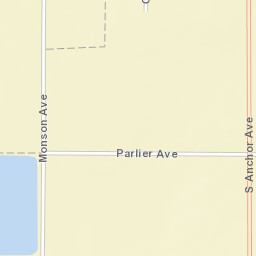 South Monson Avenue Orange Cove CA Street Map