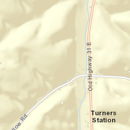 Turners Station Tennessee Street Map