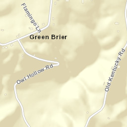 Green Brier Tennessee Street Map