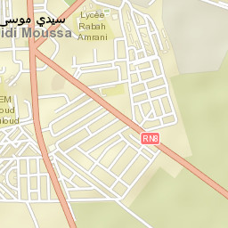 Sidi Moussa Street Map