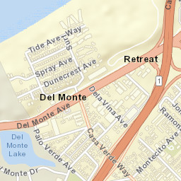 Del Monte California Street Map