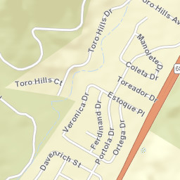 Serra Village California Street Map