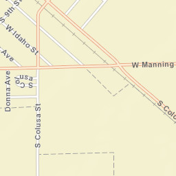San Joaquin California Street Map