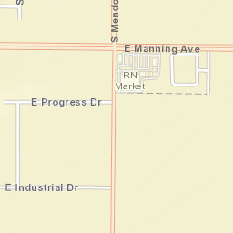 8851 South Mendocino Avenue Parlier CA Street Map