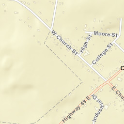 Orlinda Tennessee Street Map