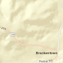 Brackentown Tennessee Street Map