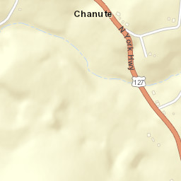 Chanute Tennessee Street Map