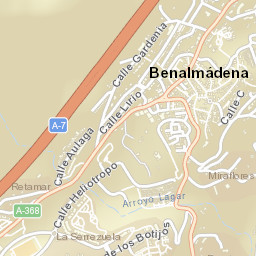 Benalmádena Street Map