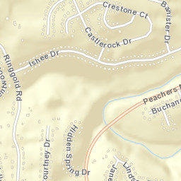 Ranch Hill Tennessee Street Map