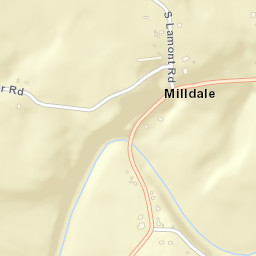 Milldale Tennessee Street Map