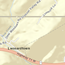 Leonardtown Tennessee Street Map