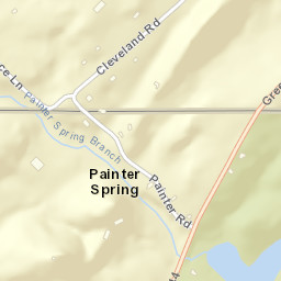 Painter Spring Tennessee Street Map