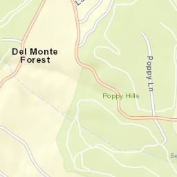 Del Monte Forest California Street Map
