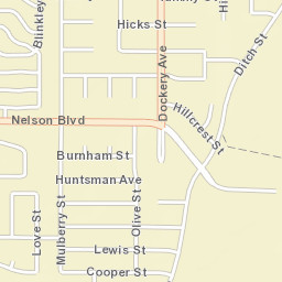 3502-3526 Dockery Ave Selma CA Street Map