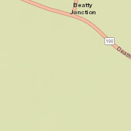 Beatty Junction California Street Map