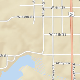 2-16 W 9th St, Grove, OK 74344, USA Street Map