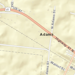 206 Murphy St Adams TN 37010 Street Map