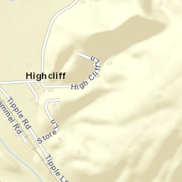 Highcliff Tennessee Street Map
