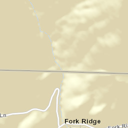 Fork Ridge Tennessee Street Map