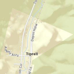 Tiprell Tennessee Street Map