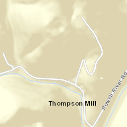 Thompson Mill Tennessee Street Map