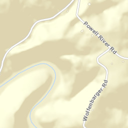 Martin Creek Tennessee Street Map
