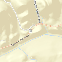 Willis Tennessee Street Map