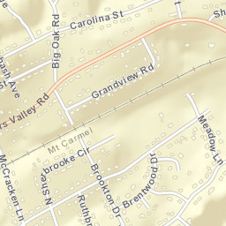Cartersville Tennessee Street Map