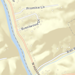 Hiara Heights Tennessee Street Map