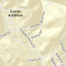 Doran Addition Tennessee Street Map