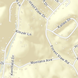 Larkspur Tennessee Street Map