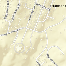 Redstone Tennessee Street Map