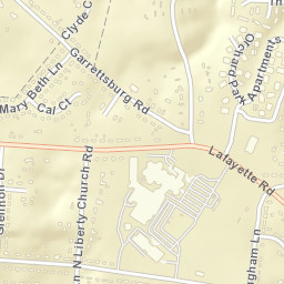 861-907 Garrettsburg Road Clarksville TN Street Map