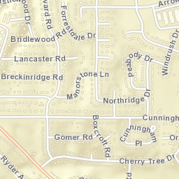 Boxcroft Tennessee Street Map