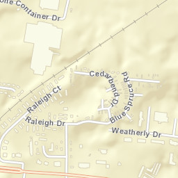 Volunteer Estates Tennessee Street Map