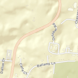 Bellamy Court Tennessee Street Map