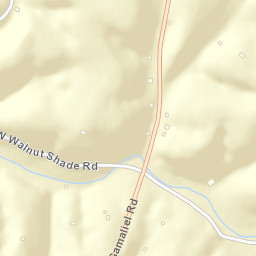 Walnut Shade Tennessee Street Map